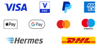 Zahlungsarten & Versand bei Vinomeet.de - Apple Pay, Paypal, Visa, VPay, Master Card, Maestro, AMEX. Versand über Hermes und DHL.