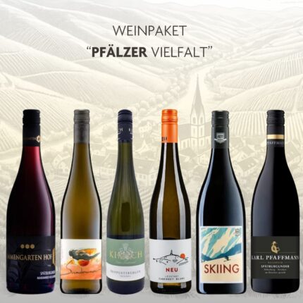 Weinpaket Pfälzer Vielfalt mit 6 Flaschen Weinen aus der Pfalz