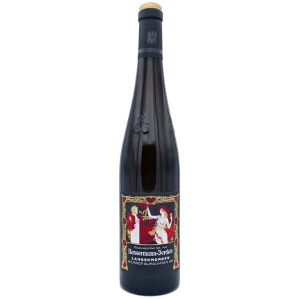 Der 2022 Weissburgunder Langenmorgen aus 2022. Ein komplexer, eleganter Wein mit nussigen und zitrischen Noten, ideal für Kenner mit Sinn für Tradition.