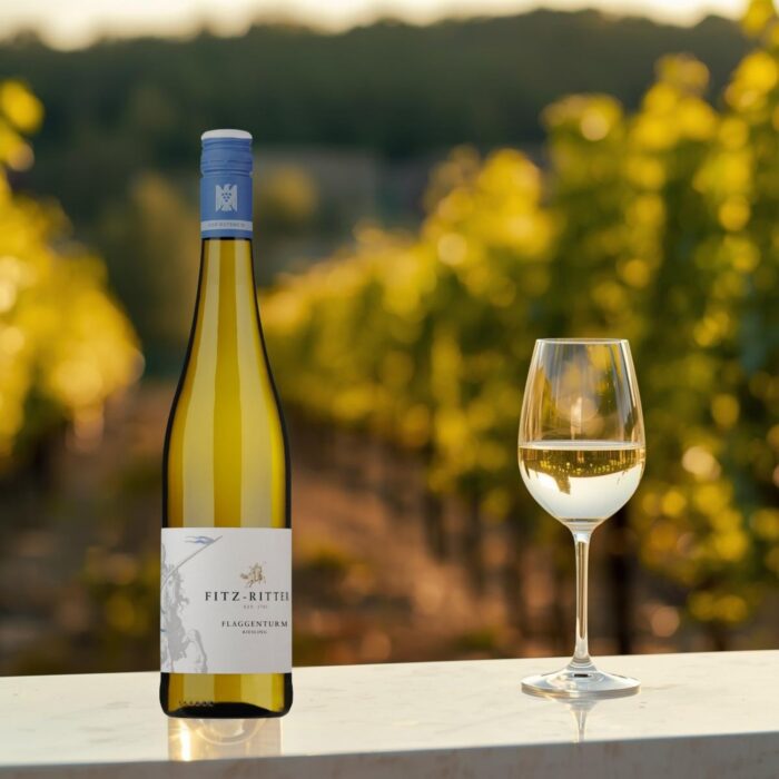 Flaggenturm Riesling trocken Weingut Fitz-Ritter