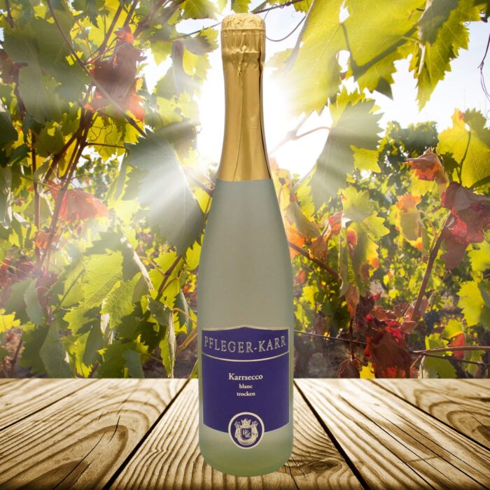 Spritziger Secco aus der Pfalz mit lebendiger Perlage & fruchtig-frischer Aromatik. Karr Secco Blanc vom Weingut Pfleger-Karr. Jetzt entdecken!