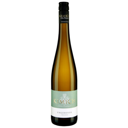 Erlebe die 2021 Riesling Spätlese Forster Ungeheuer trocken von Kimich. Strahlendes Gelb, dichte Fruchtfülle, cremig und elegant mit mineralischer Salzigkeit und Aromen von gelben Beeren und Quitte.