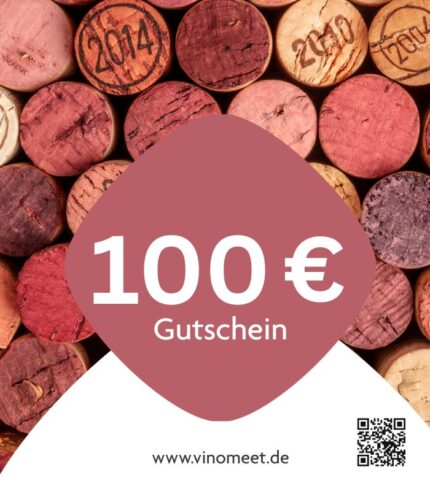 Eleganter 100 Euro Weingutschein – stilvolle Geschenkidee für Weinliebhaber