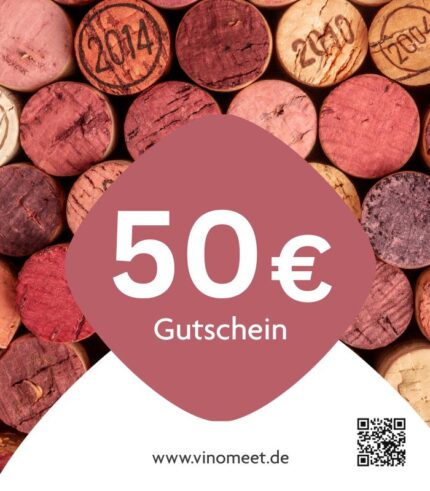 Eleganter 50 Euro Weingutschein – stilvolle Geschenkidee für Weinliebhaber