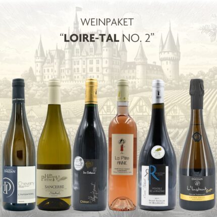 Erlebe die einzigartige Vielfalt des Loire-Tals mit unserem sorgfältig zusammengestellten Weinpaket Loire 2. Diese Auswahl umfasst kraftvolle Sauvignon Blancs, frischen Rosé, Schaumwein und charaktervolle Rotweine. Perfekt für jede Gelegenheit und um die faszinierende Weinregion "Val de Loire" zu entdecken.