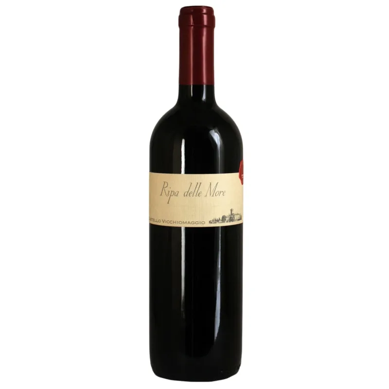 Erlebe den 2020 Ripa delle More Toscana trocken von Castello Vicchiomaggio. Ein harmonisches Meisterwerk aus Sangiovese, Cabernet Sauvignon und Merlot, das mit seiner undurchdringlichen rubinroten Farbe, überschwänglichen Aromen und einem vollmundigen, klassenreichen Geschmack beeindruckt. Entdecke diesen exklusiven Wein mit weichen Tanninen und lang anhaltendem, würzigem Abgang jetzt bei Vinomeet.