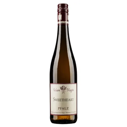 2024 Riesling Sweetheart feinherb ist ein feinfruchtiger, feinherber Riesling. Mirabelle und Quitte im Mund, hat das Zeug zum Lieblingswein 😀