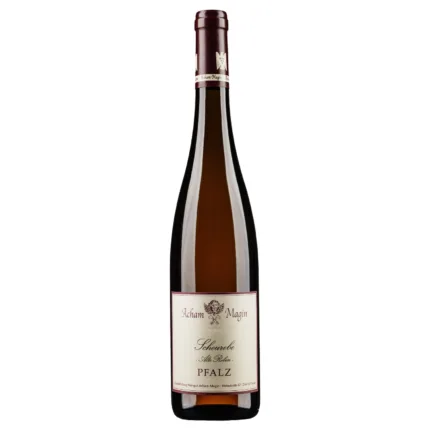 Entdecken Sie den 2022 Scheurebe trocken vom Weingut Acham-Magin, ein ausdrucksstarker Wein aus der Pfalz mit Aromen von Grapefruit und Stachelbeere.