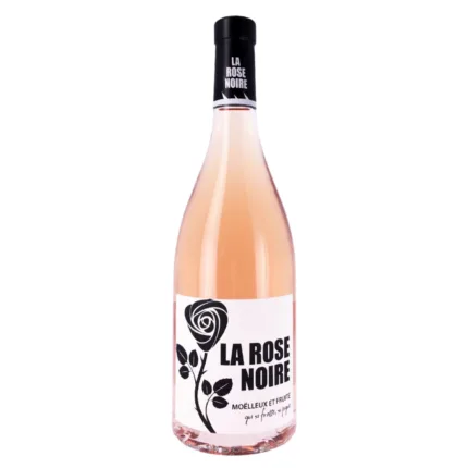 Der La Rose Noire, ein herausragender französischer Rosé aus dem Pays d'Hérault, ideal als Aperitif oder zu raffinierten Gerichten.