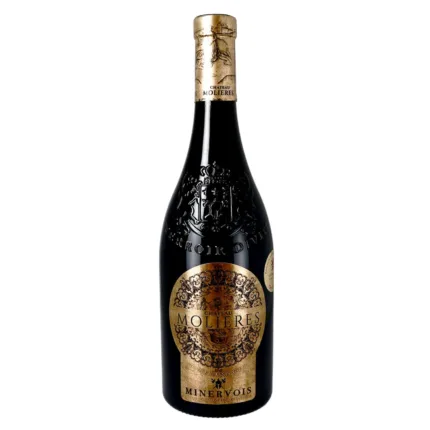 Genieße den Cassis Gold trocken von Chateau Molieres, einen ausdrucksstarken Rotwein mit Aromen von Cassis und Trüffeln, ideal zu gegrilltem Rotfleisch und gereiftem Käse.