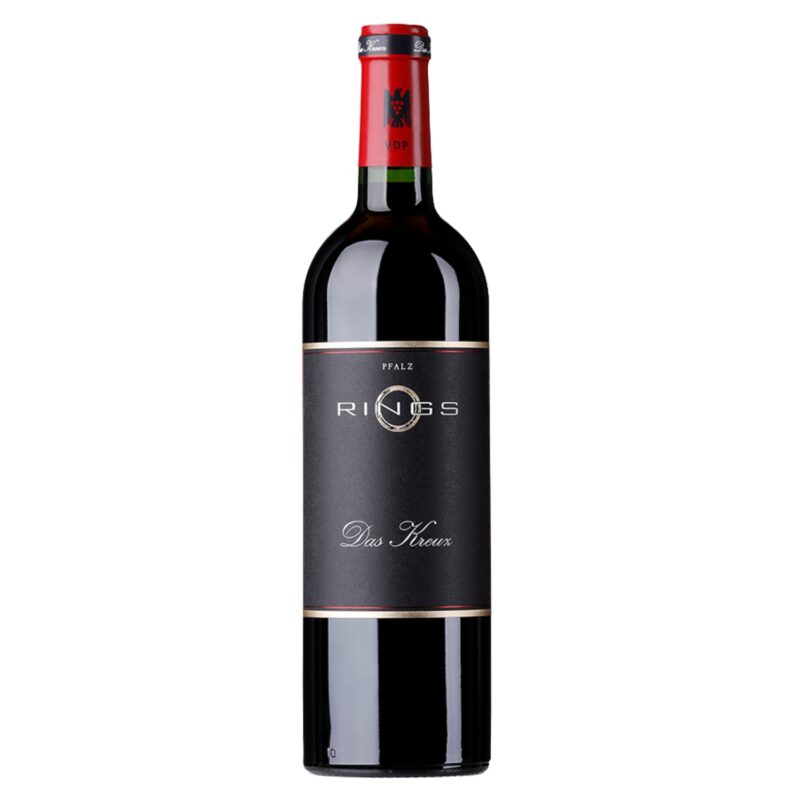 Erlebe den 2012 Das Kreuz vom Weingut Rings – eine exquisite Cuvée aus Cabernet Sauvignon, Cabernet Franc und Merlot. Mit seiner kraftvollen Struktur, reifen Tanninen und einem komplexen Nachhall ist dieser luxuriöse Rotwein aus Freinsheim, Pfalz, der Inbegriff von Eleganz und Exklusivität. Perfekt für besondere Anlässe und lange Lagerung. Ein Genuss für wahre Kenner.