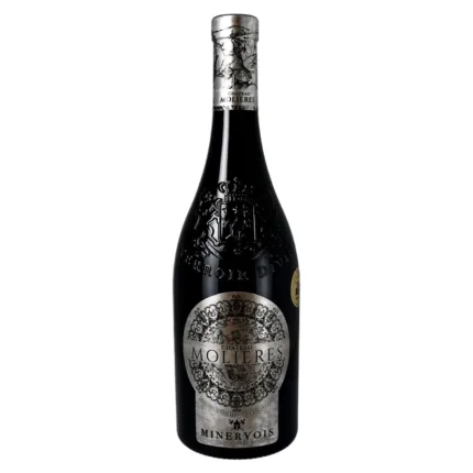 Entdecke den 2012 Noces d'Etain Minervois Rotwein trocken von Chateau Molieres. Ein komplexer Rotwein mit Aromen von schwarzen Beeren, Gewürzen und einem Hauch von Kakao. Perfekt zu gegrilltem Fleisch und gereiftem Käse.