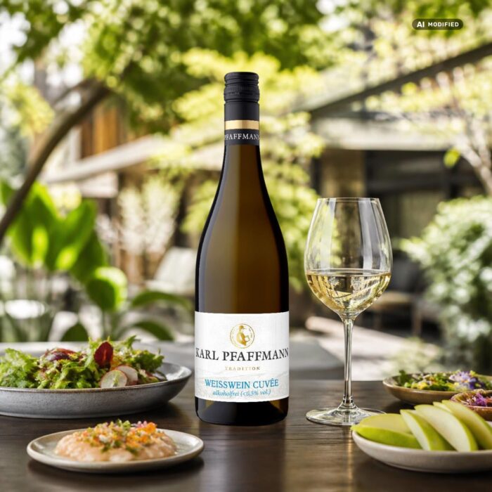 Alkoholfreier Weißwein Cuvée | Weingut Karl Pfaffmann – Bild 2