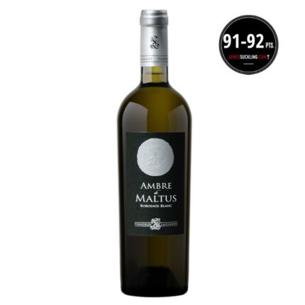 Entdecke den hochwertigen 2022 Ambre de Maltus von Vignobles Lassagne: Ein komplexer Bordeaux Blanc mit lebhaften Aromen und cremiger Textur. Perfekt zu gegrilltem Fisch!