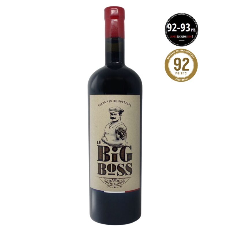 Entdecke den exquisiten 2022 BIG BOSS Cabernet Sauvignon von Vignobles Lassagne: Ein kraftvoller Cabernet Sauvignon mit komplexen Aromen und seidigen Tanninen. Perfekt zu gehobenen Fleischgerichten und Käse!