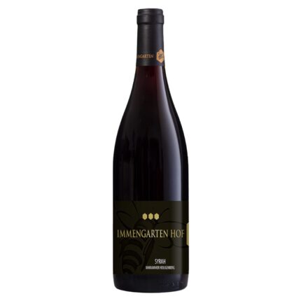 Der 2018 Syrah Maikammer Heiligenberg trocken vom Immengarten Hof: Ein Barrique-Wein mit Pfeffer, reifen Tanninen und filigraner Eleganz. Perfekt zu dunklem Fleisch!