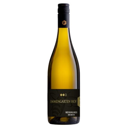 Entdecke den 2022 Weißburgunder Buntsandstein trocken vom Immengarten Hof. Ein Zwei-Waben-Wein mit Pfirsich, Blüten und Orangenschale – cremig und elegant.