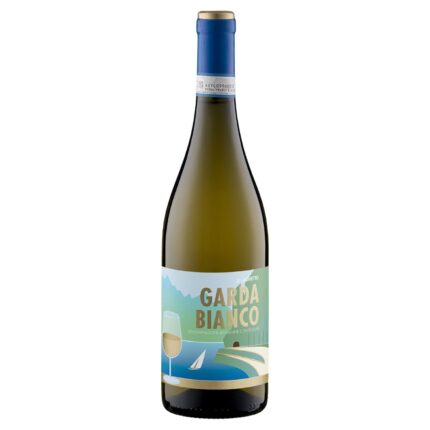 Frischer Weißwein vom Gardasee mit Aromen von grünem Apfel, Zitrus & Pfirsich. 2023 Garda Bianco Il Laghetto von Delibori: Jetzt entdecken!