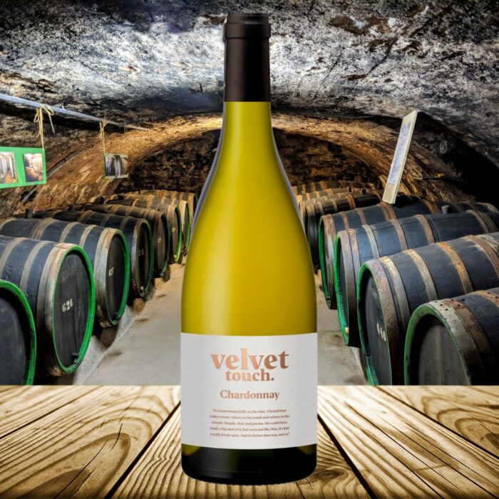 Velvet Touch Wooded Chardonnay 2024 – französischer Eichenfass Chardonnay mit sanften Holzaromen