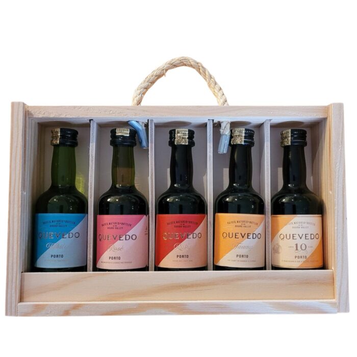 Portwein Miniatur Geschenkbox (5×50 ml) | Quevedo – Bild 2