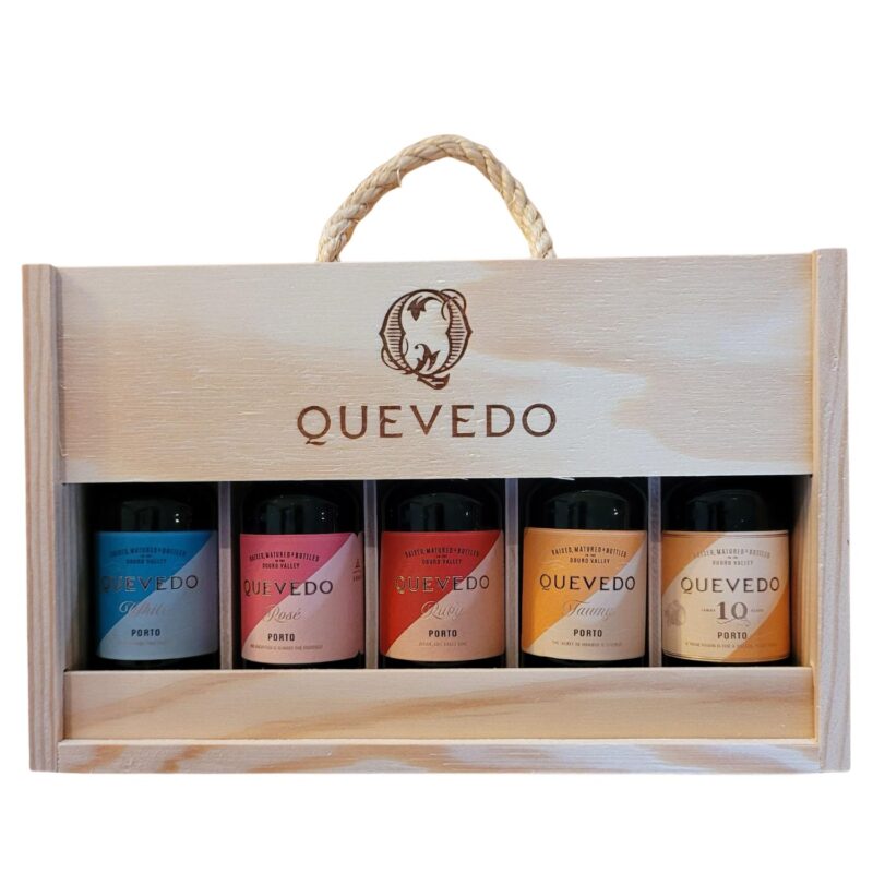 Portwein Miniatur Geschenkbox mit 5×50 ml von Quevedo