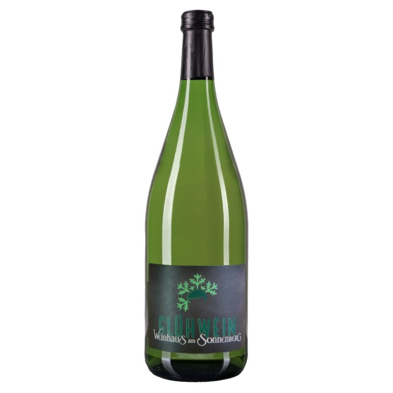 Flasche Glühwein Chardonnay weiß vom Weinhaus am Sonnenberg