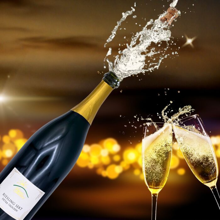 Riesling Sekt extra trocken Doppelmagnum 3 L vom Weinhaus am Sonnenberg