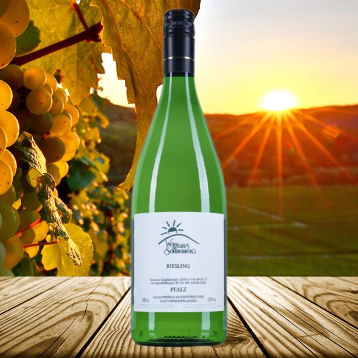 Riesling trocken Literflasche vom Weinhaus am Sonnenberg