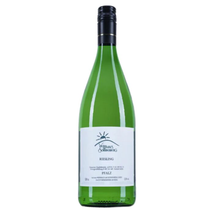Riesling 1 Liter Flasche trocken vom Weinhaus am Sonnenberg