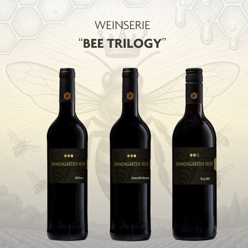 Bee Trilogy Rotweinpaket mit BusyBee, QueenBee und BeeLieve