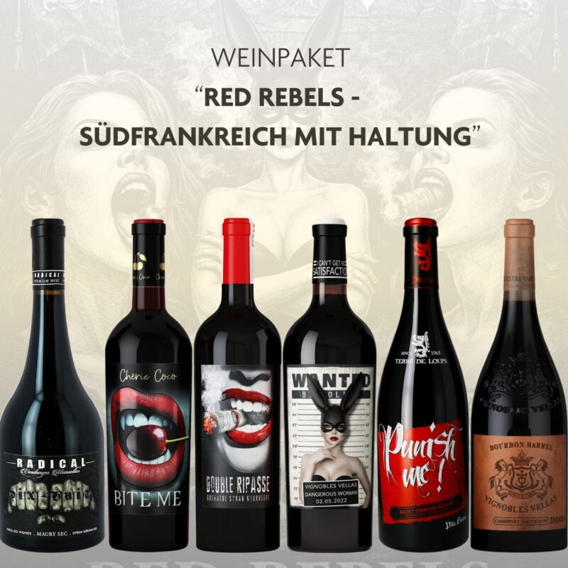 Red Rebels Rotweinpaket mit kräftigen Rotweinen aus Südfrankreich