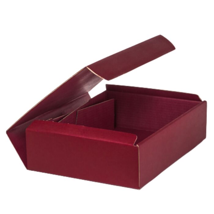 3er Geschenkkarton rot für drei Weinflaschen