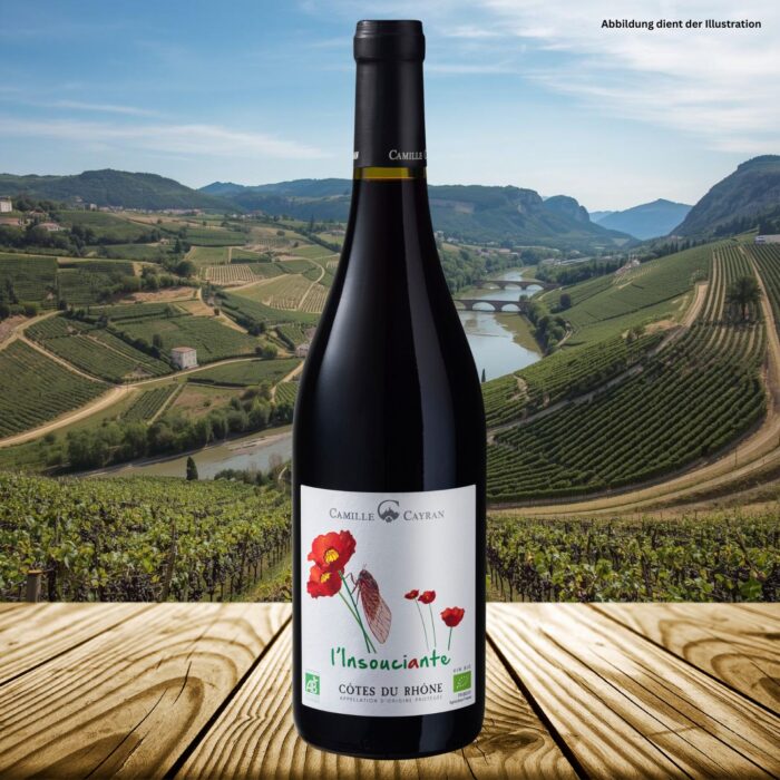 L'Insouciante Côtes du Rhône Rouge Bio von Cave de Cairanne