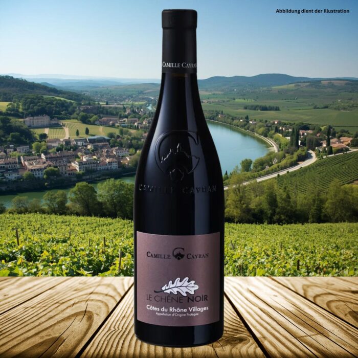 Le Chêne Noir Côtes du Rhône Rotwein von Cave de Cairanne