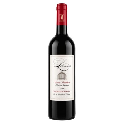2018 Cuvee Tradition Château de Lisennes Bordeaux Rotwein Flasche