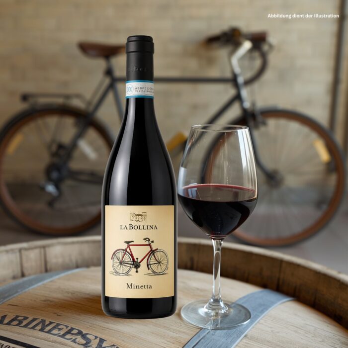 2024 Minetta trocken von La Bollina Barbera Rotwein aus dem Piemont