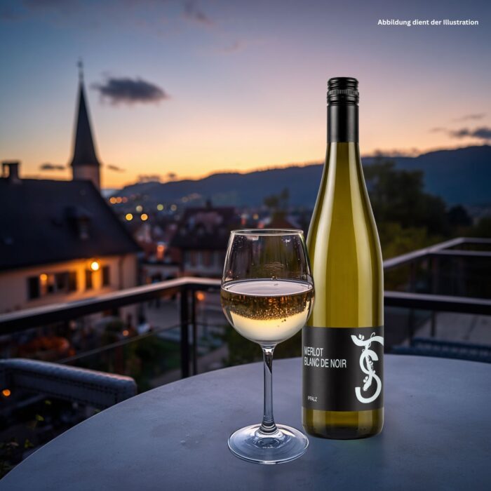 Merlot Blanc de Noir feinherb von Weingut Sippels aus der Pfalz