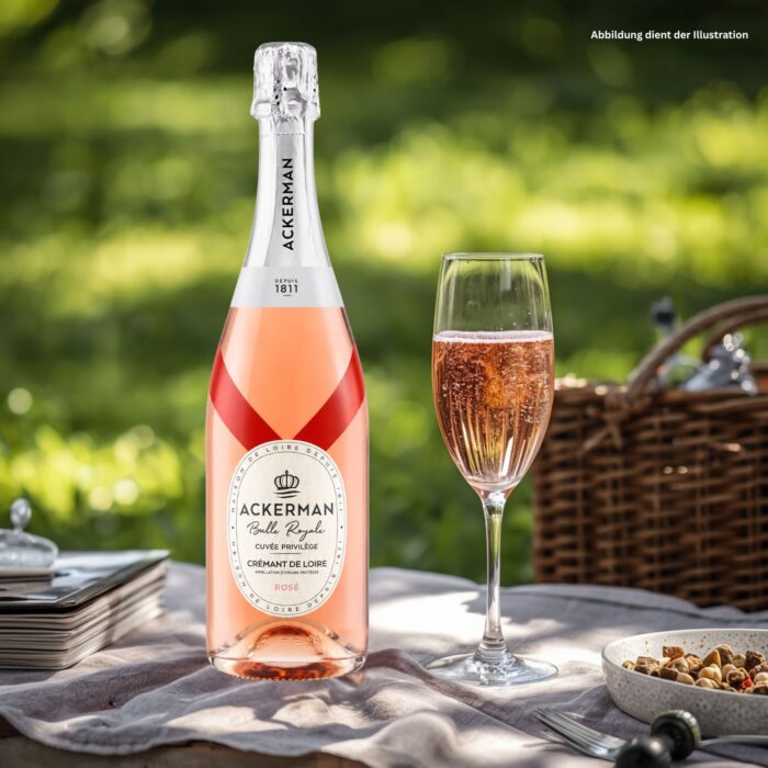 Bulle Royale Crémant de Loire Rosé Brut | Ackerman – Bild 2