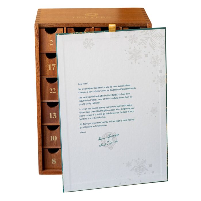 Luxus Portwein Adventskalender Green Edition Quevedo